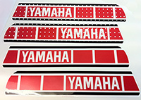 YZ Tank Decals 1977 to 1980