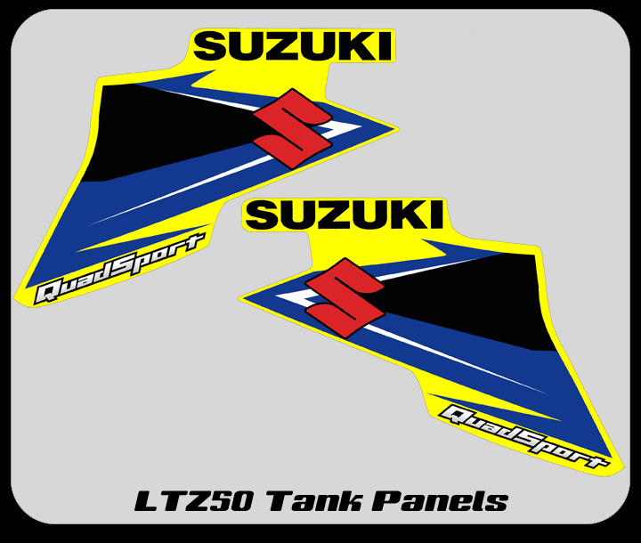 Factory LTZ50 Tank Panels - Yellow - Click Image to Close