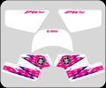 Factory PW50 Graphic Kit - White/Pink