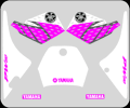 Factory PW80 White/Pink - Graphic Kit
